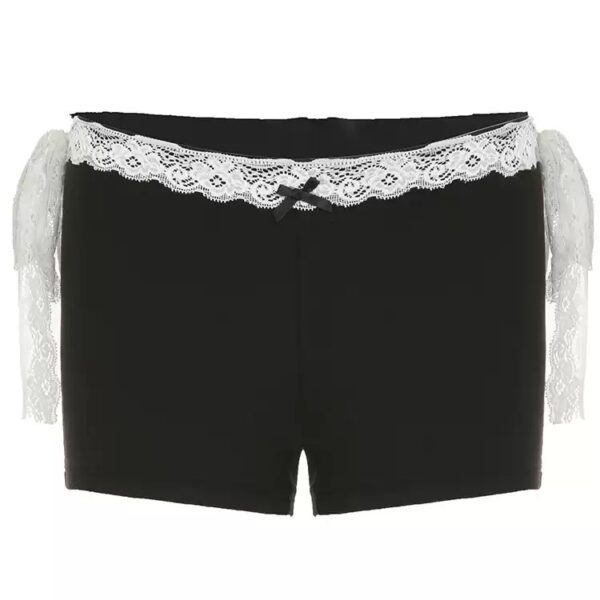 Pure Desire Sexy Lace Tie-Back Shorts for Women